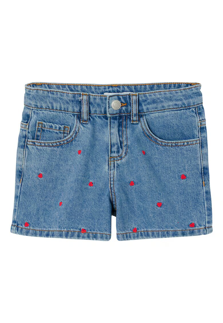 NAME IT Pantaloni scurti din denim fete 13229316 - Bumbac - Albastru - Albastru