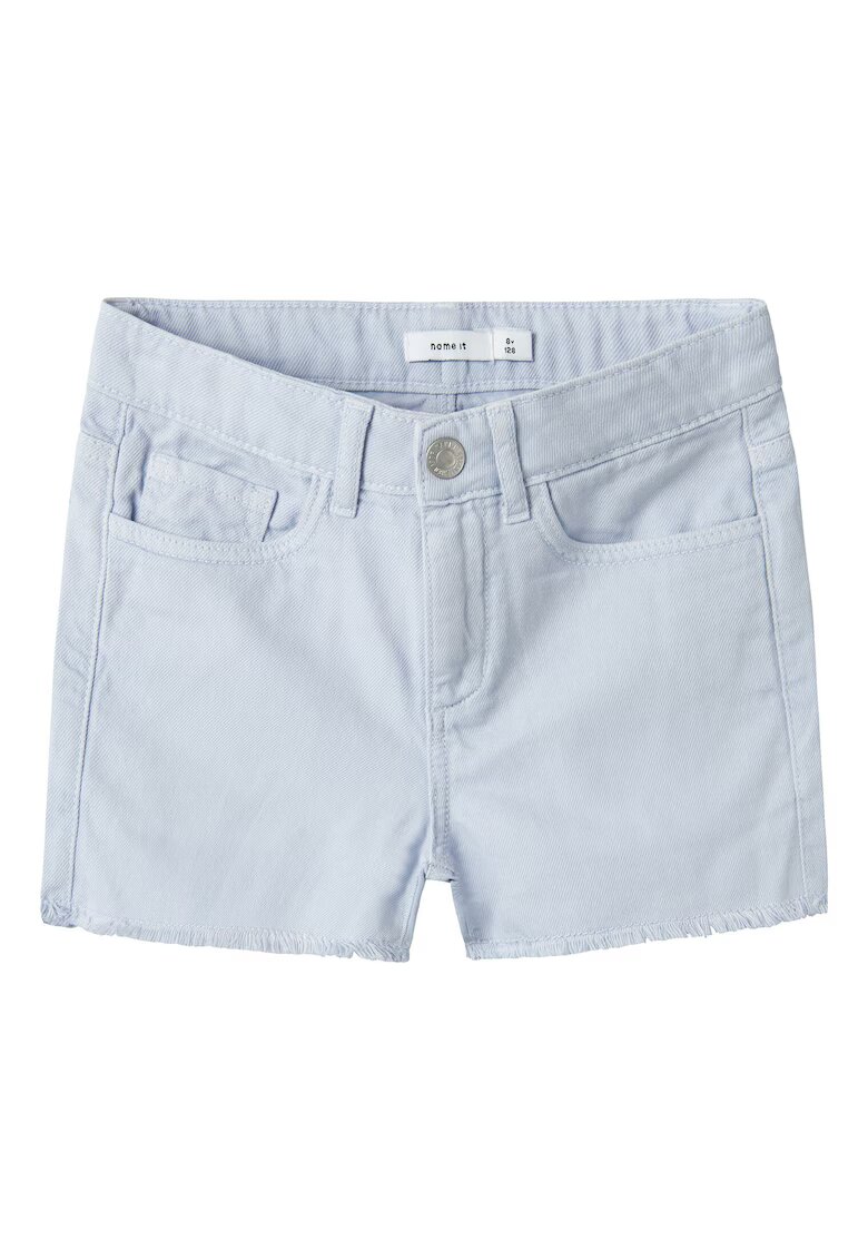 NAME IT Pantaloni scurti din denim fete 13239003 - Bumbac/Bumbac - Albastru deschis - Albastru deschis