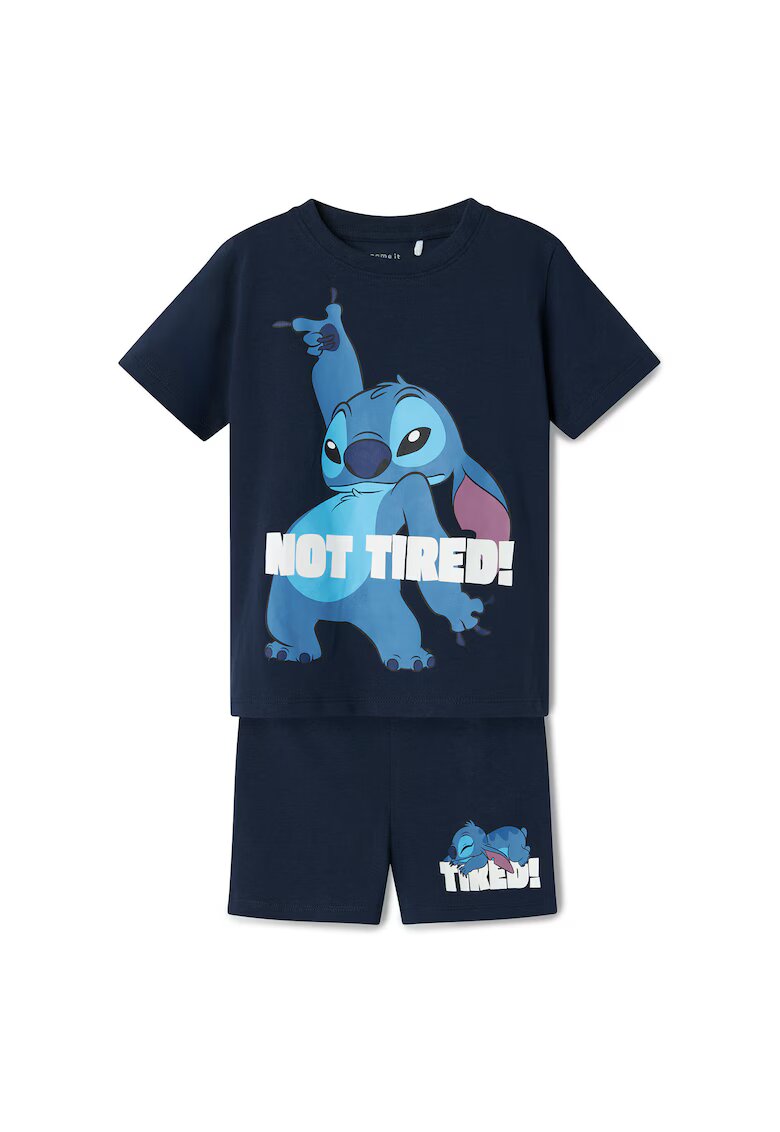 NAME IT Pijama baieti 13243004 - Bumbac/Elastan - Bleumarin - Bleumarin