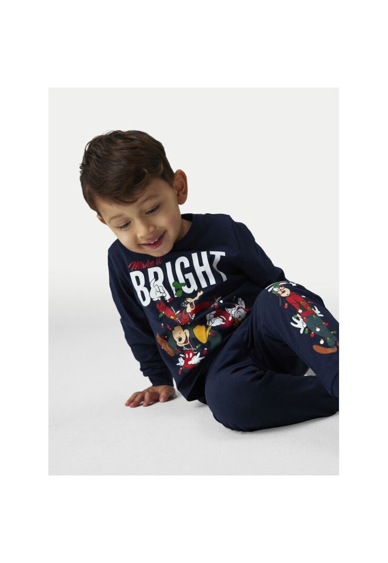 NAME IT Pijama baieti - 304498312 - Bumbac - Albastru - Albastru
