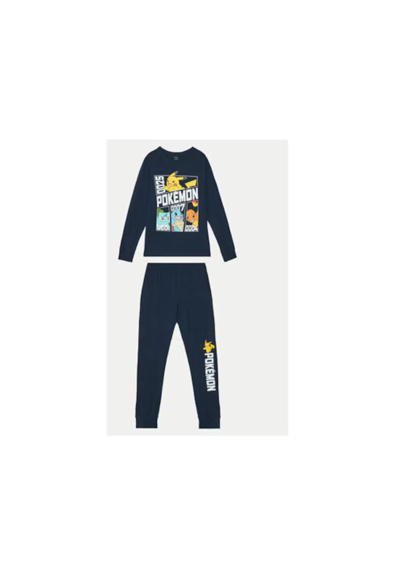 NAME IT Pijama copii - 304718939 - Bumbac - Albastru - Albastru
