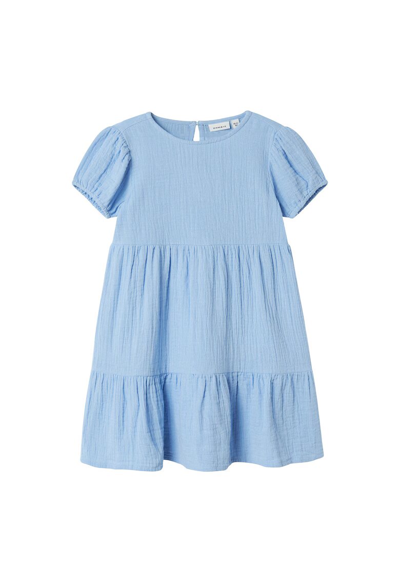 NAME IT Rochie de vara fete 13240414 - Bumbac - Albastru deschis