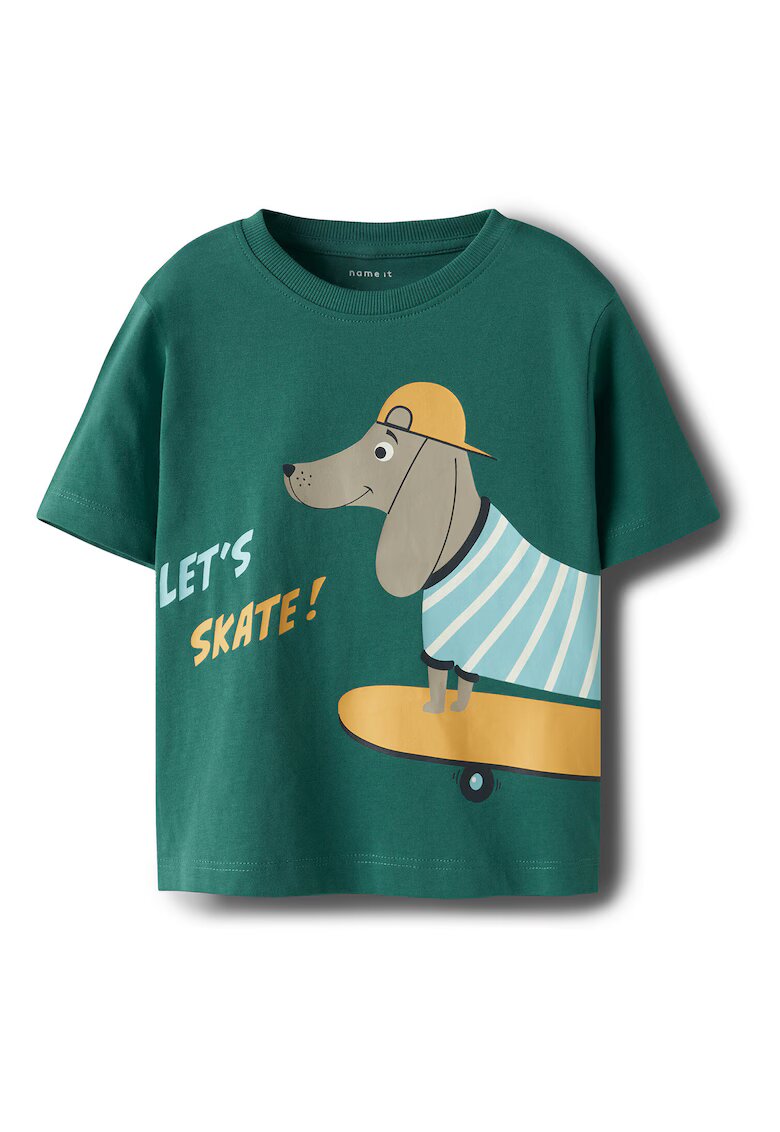 NAME IT Tricou baieti 13238145 - Bumbac - Verde - Verde