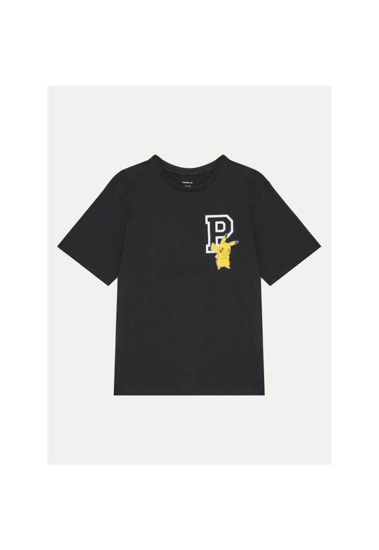 NAME IT Tricou copii - 304718557 - Bumbac - Negru - Negru