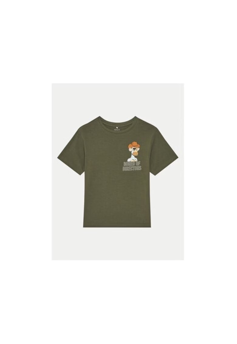 NAME IT Tricou copii - 304719257 - Bumbac - Verde - Verde