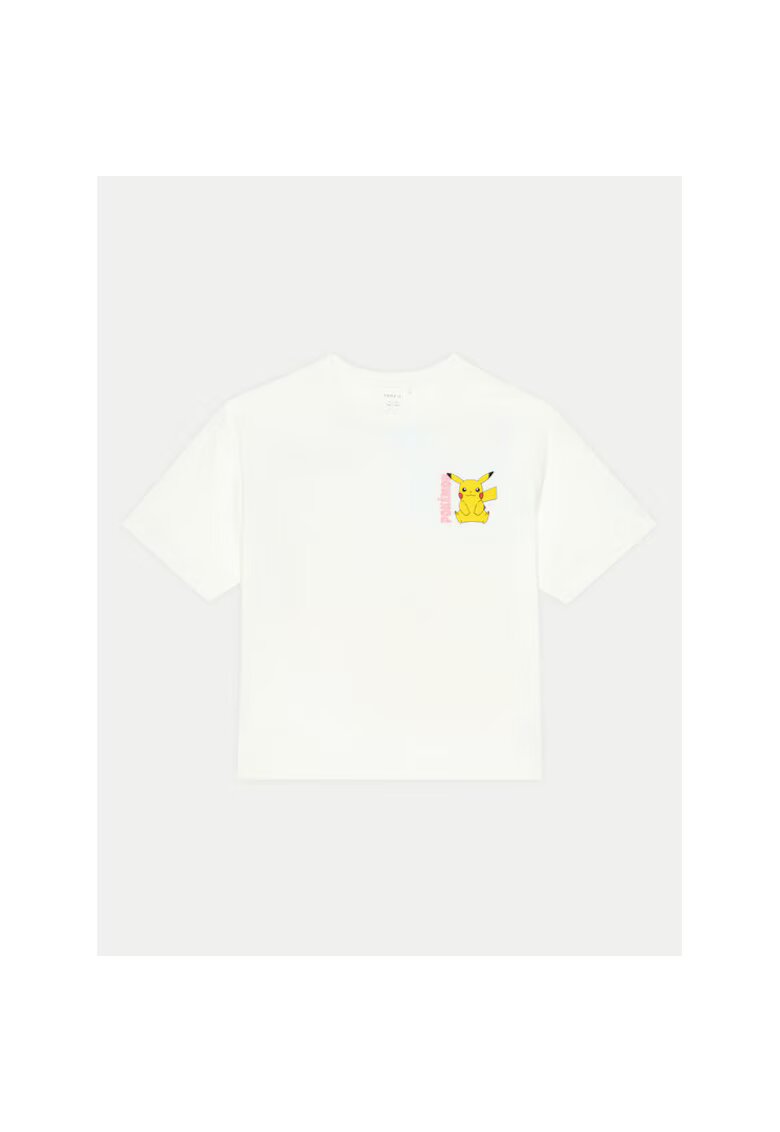 NAME IT Tricou fete - 304718533 - Bumbac - Alb - Alb