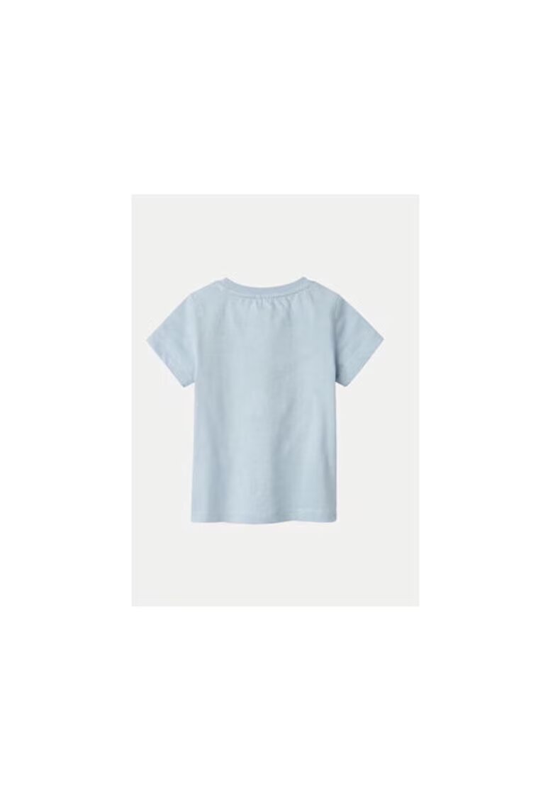 NAME IT Tricou fete - 304731716 - Bumbac organic/Bumbac - Albastru - Albastru