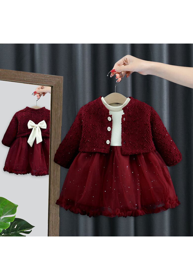 Nannie Rochie Fetite Visinie cu Sacou Iustina