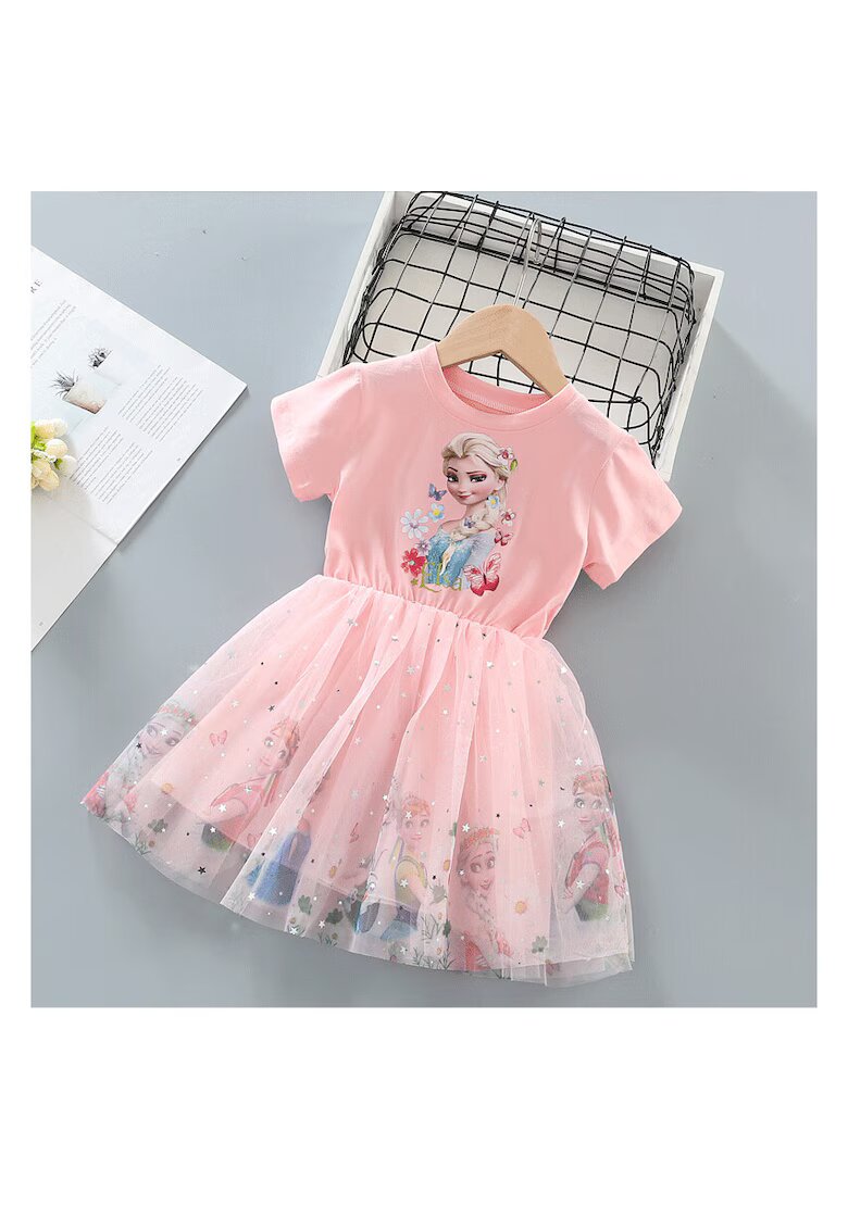 Nannie Rochita Roz Fetite cu Printese Livia - Roz