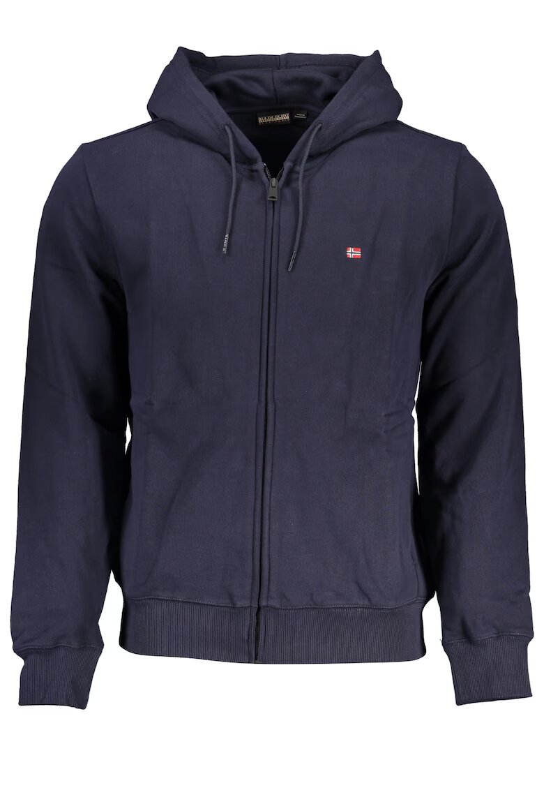Napapijri Bluza barbati - 100% Bumbac - Albastru - NP0A4HHVBALISFZHSUM - Albastru