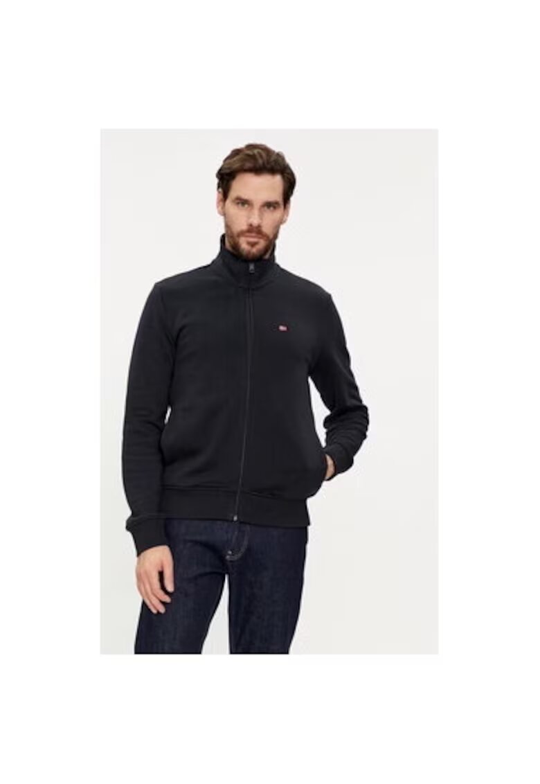 Napapijri Bluza barbati - 303755881 - Bumbac - Negru - Negru