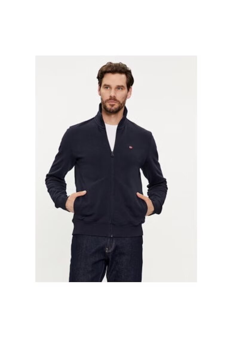 Napapijri Bluza barbati - 303755898 - Bumbac - Albastru - Albastru