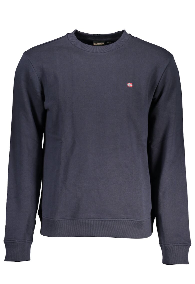 Napapijri Bluza barbati - 95% Bumbac - 5% Elastan - Albastru - NP0A4H89-BALIS-CREW-SUM-2 - Albastru