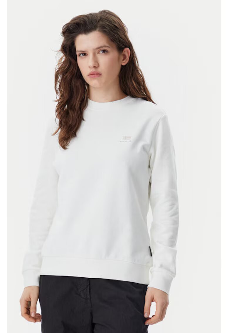 Napapijri Bluza dama - 305332103 - Bumbac - Alb - Alb