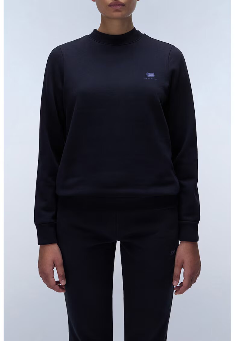 Napapijri Bluza de trening cu logo discret - Bleumarin