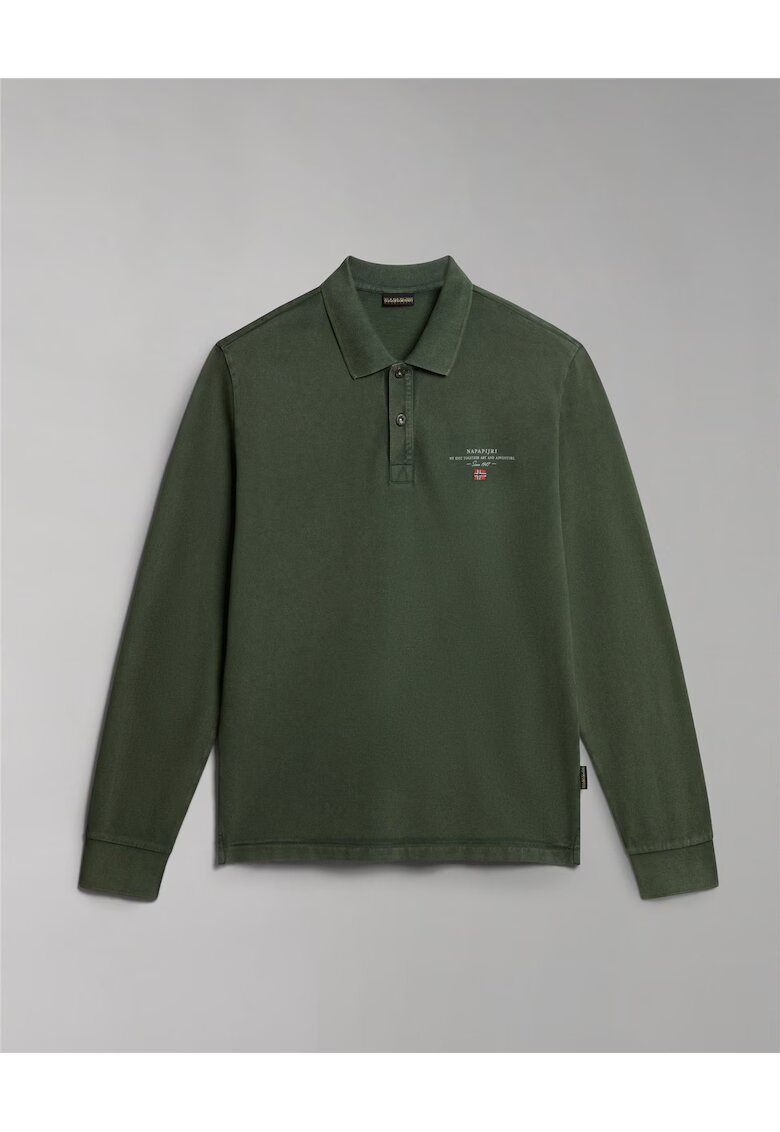 Napapijri Bluza polo cu detaliu logo Elbas