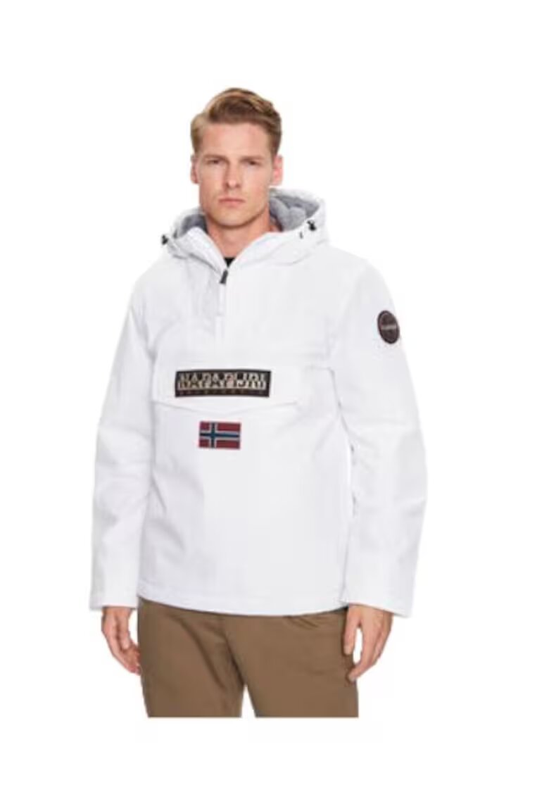 Napapijri Geaca barbati - Rainforest Winter 3 - alb - poliamida -