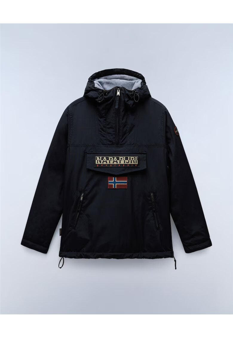Napapijri Geaca pull-on cu broderie logo Rainforest -