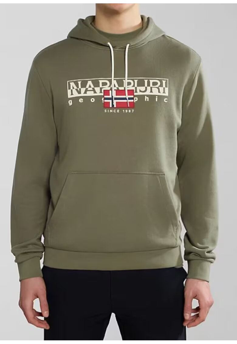 Napapijri Hanorac verde - bumbac - Verde