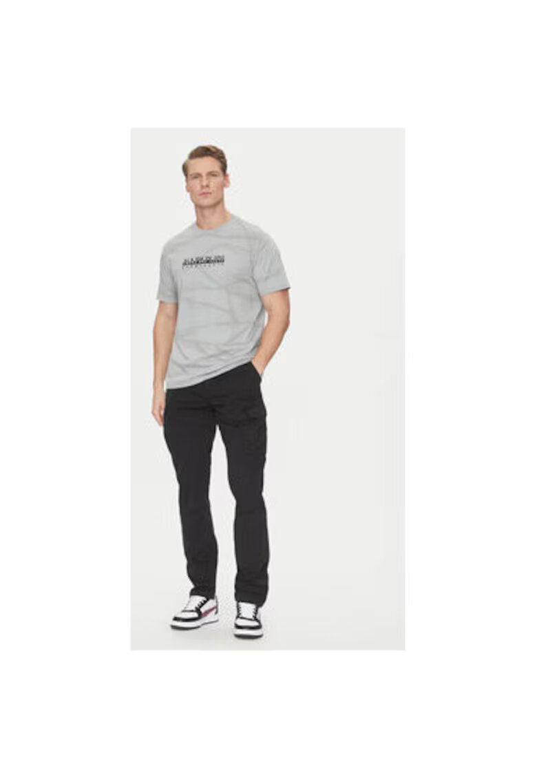 Napapijri Pantaloni barbati - 305102232 - Bumbac - Gri - Gri