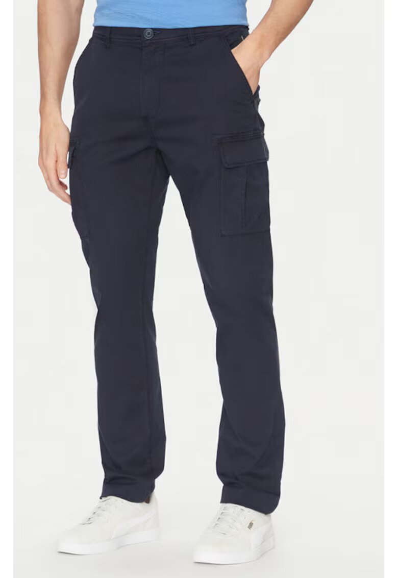 Napapijri Pantaloni barbati - 305102249 - Bumbac - Albastru - Albastru