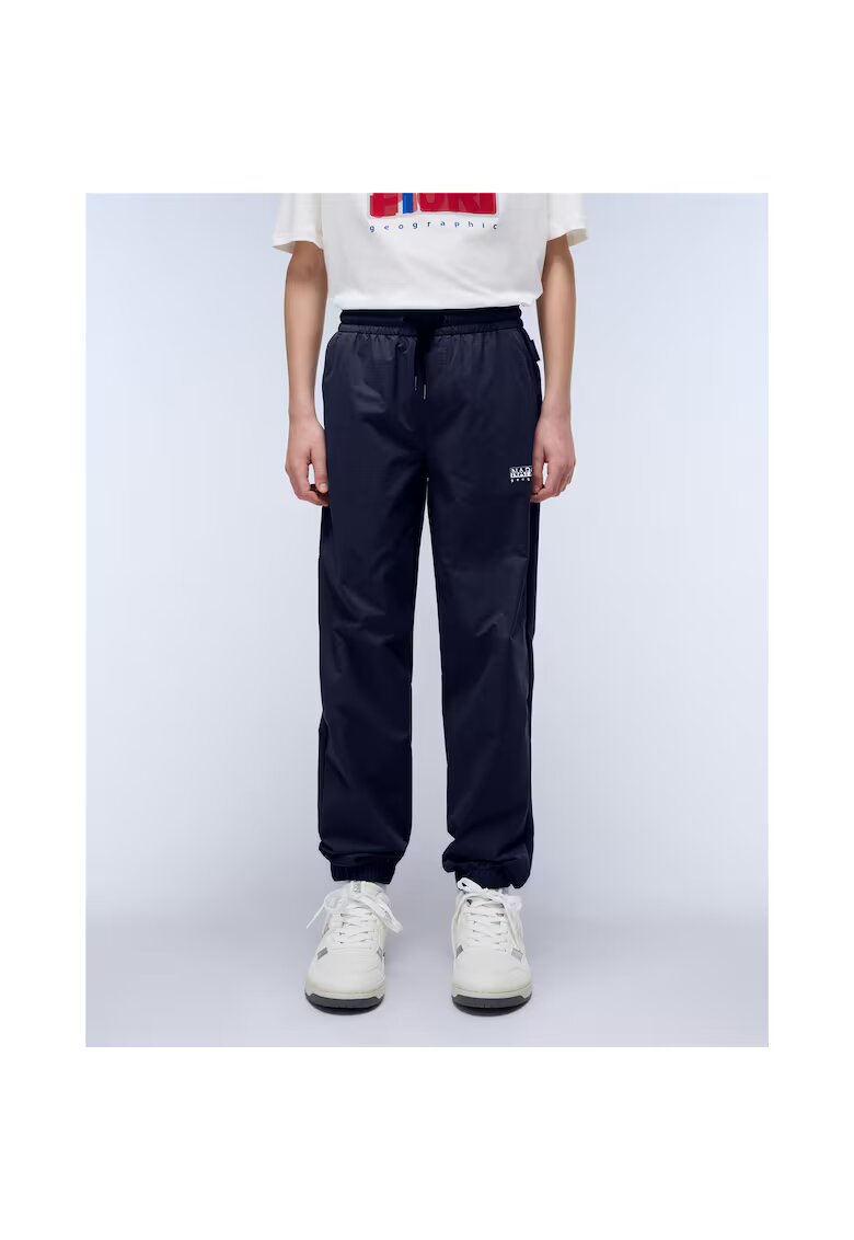 Napapijri Pantaloni de trening cu talie ajustabila cu snur Marem - Bleumarin