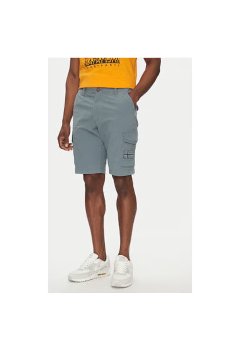 Napapijri Pantaloni scurti barbati NP0A4HOSG1Y1 - Bumbac - Albastru - Albastru