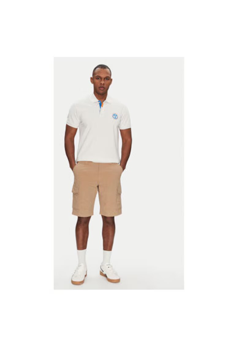 Napapijri Pantaloni scurti barbati NP0A4HOSN1Q1 - Bumbac - Bej - Bej