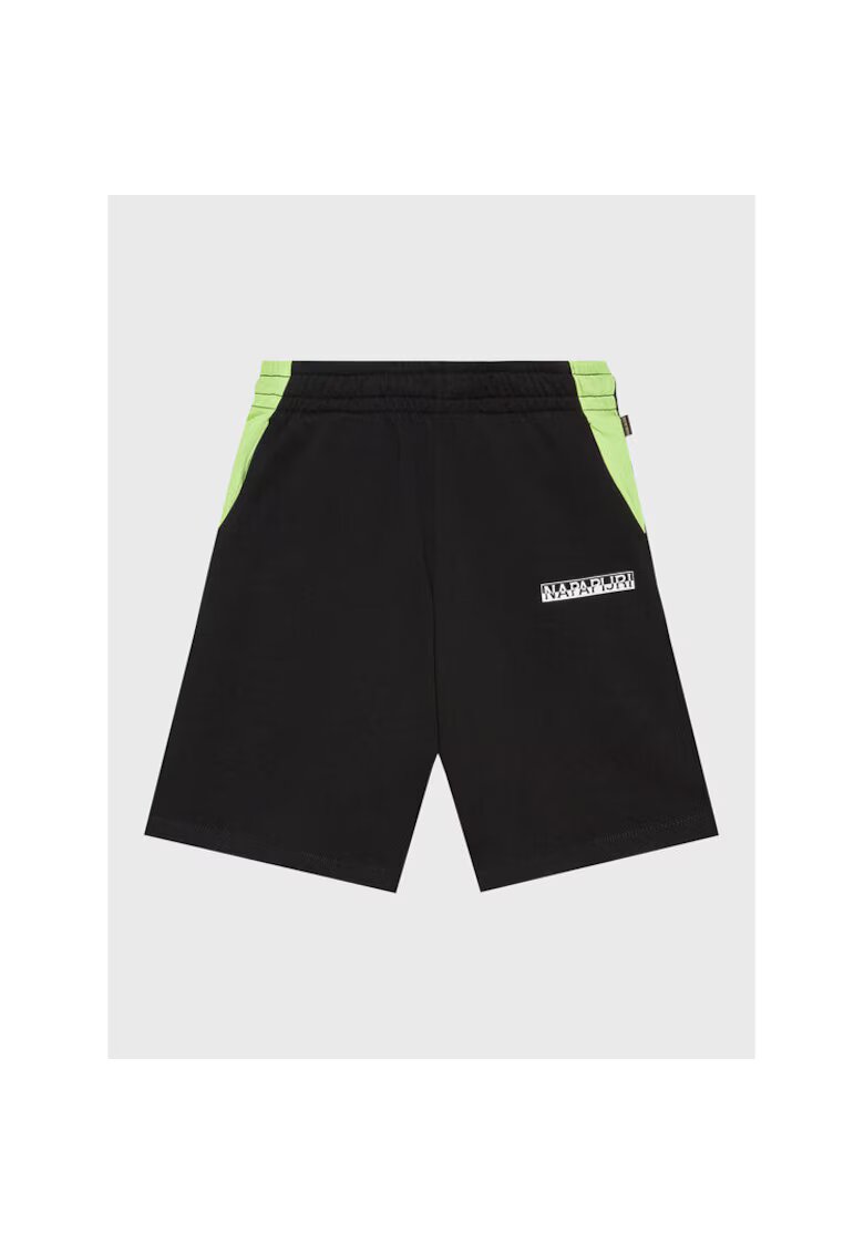 Napapijri Pantaloni scurti copii - 301746492 - Bumbac - Negru - Negru