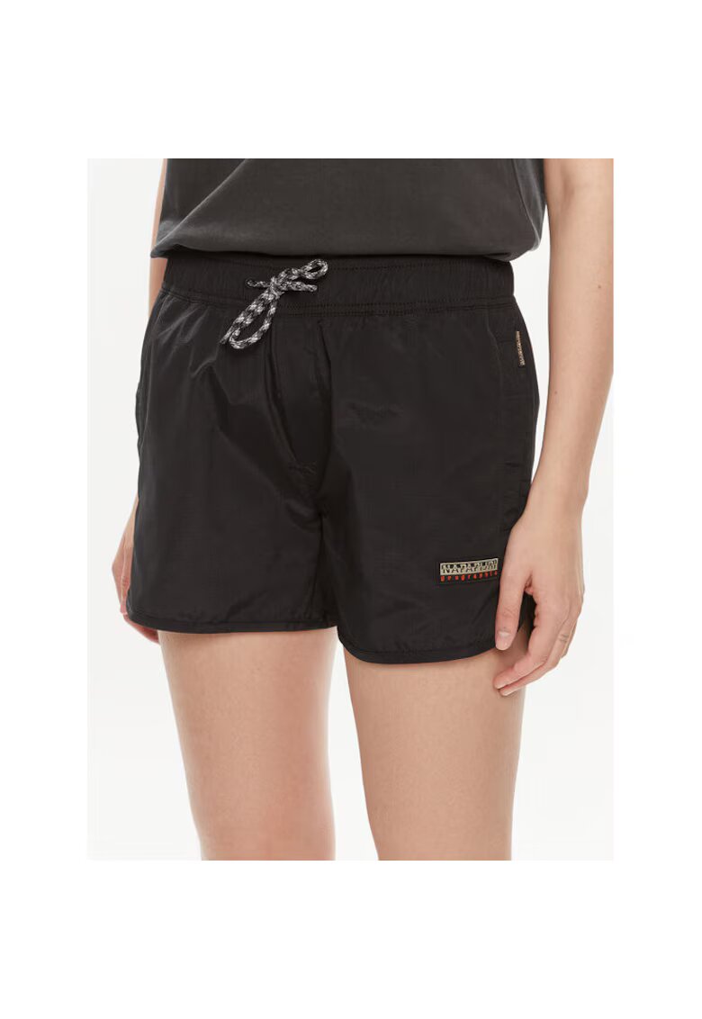 Napapijri Pantaloni scurti dama - 303651879 - Poliamida - Negru - Negru