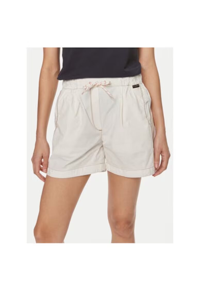 Napapijri Pantaloni scurti dama - 303652104 - Bumbac - Bej - Bej