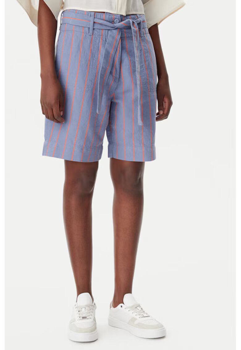 Napapijri Pantaloni scurti dama - 305332158 - Bumbac/In - Albastru - Albastru