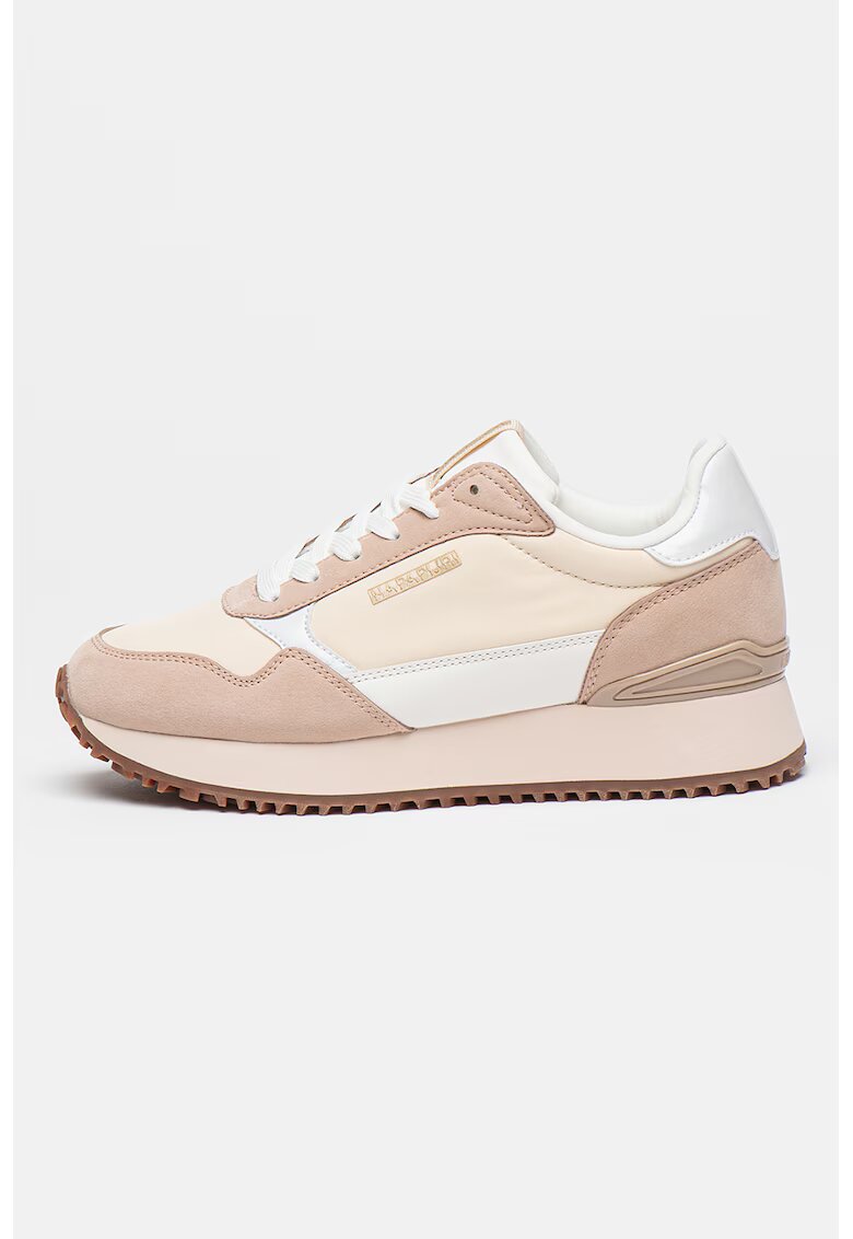 Napapijri Pantofi sport cu insertii textile Astra - Bej/Roz pal