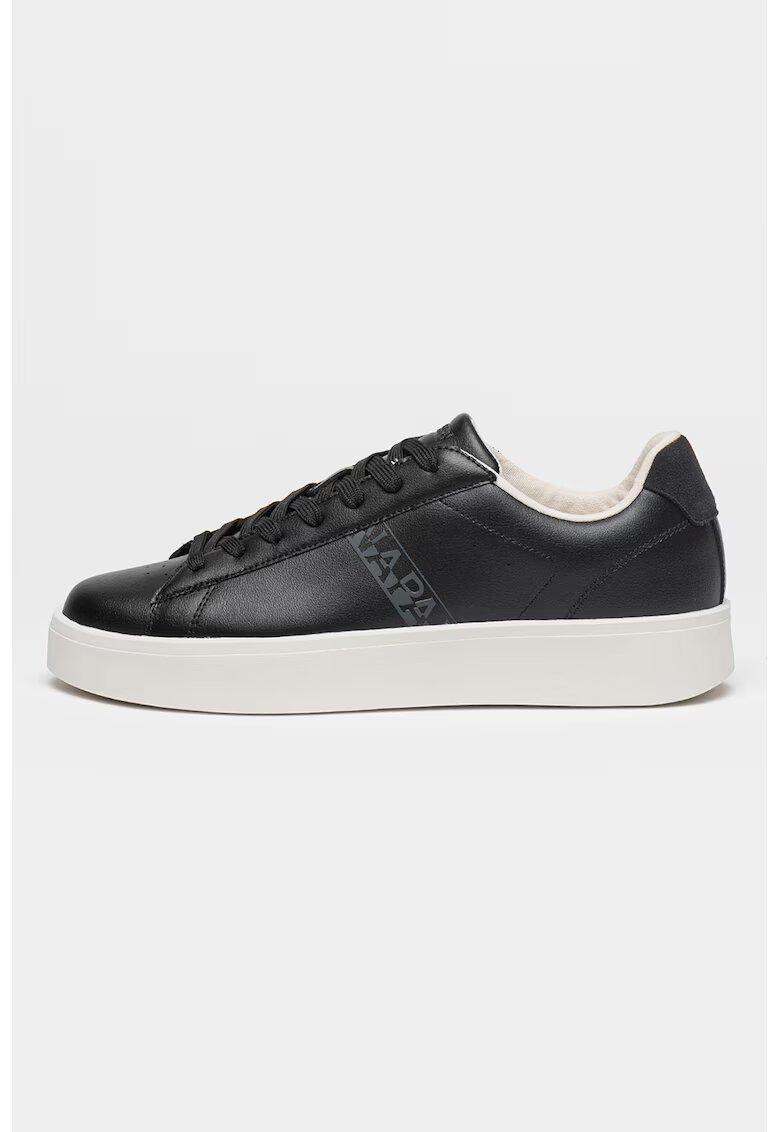 Napapijri Pantofi sport de piele Onyx - Negru