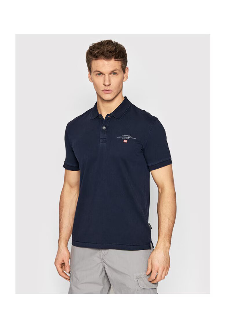 Napapijri Tricou barbati - 300337295 - Bumbac - 3XL INTL - Albastru