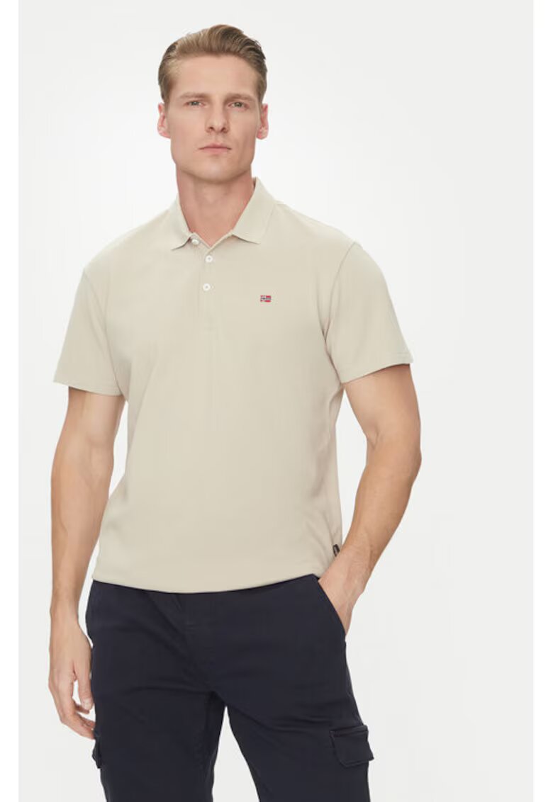 Napapijri Tricou barbati - 305102959 - Bumbac - Bej - Bej