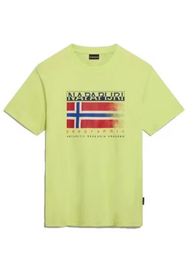 Napapijri Tricou - bumbac - lime - Verde