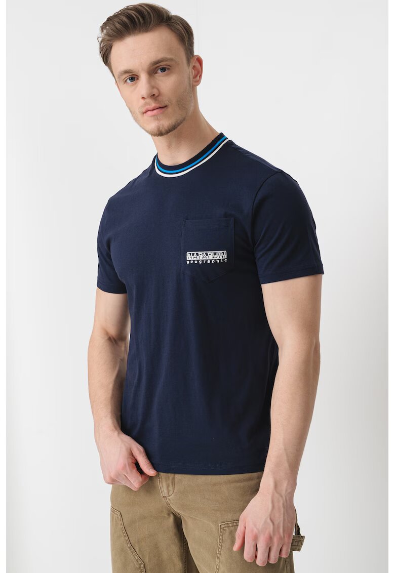 Napapijri Tricou cu buzunar pe piept Murlo