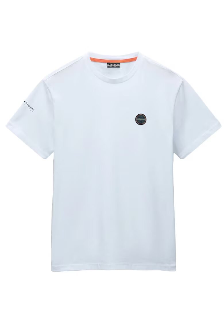 Napapijri Tricou din bumbac cu detaliu logo -