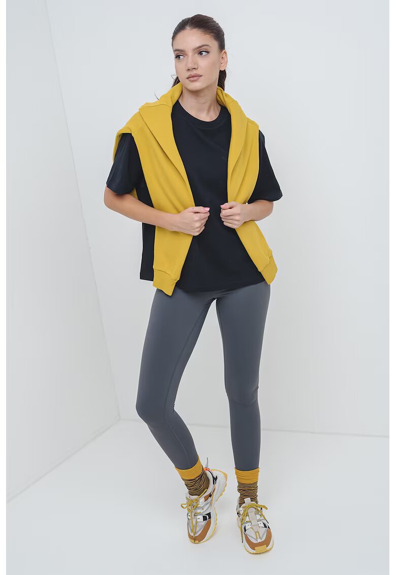 Napapijri Tricou din bumbac cu logo - Negru