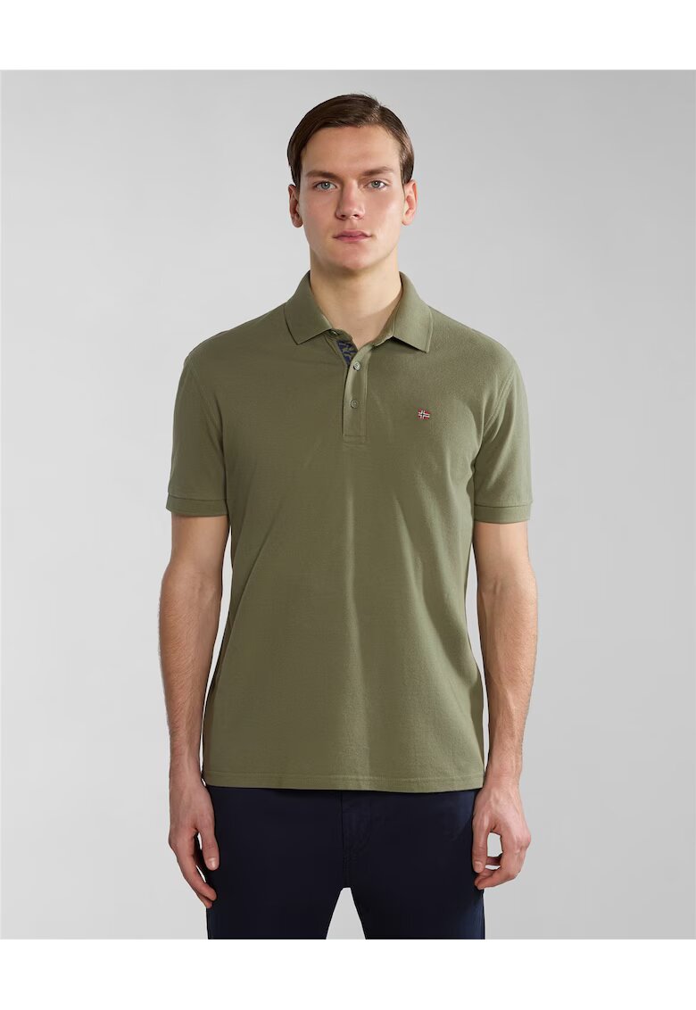 Napapijri Tricou din material pique Eolanos -