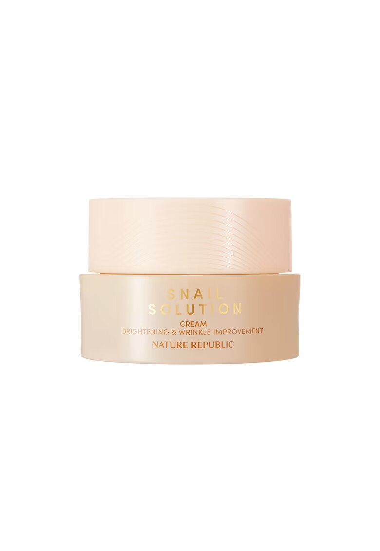 Nature Republic Crema antirid Snail Solution Cream - Hidratare intensiva - Regenerare - Combaterea ridurilor - Piele mai ferma - 52 ml