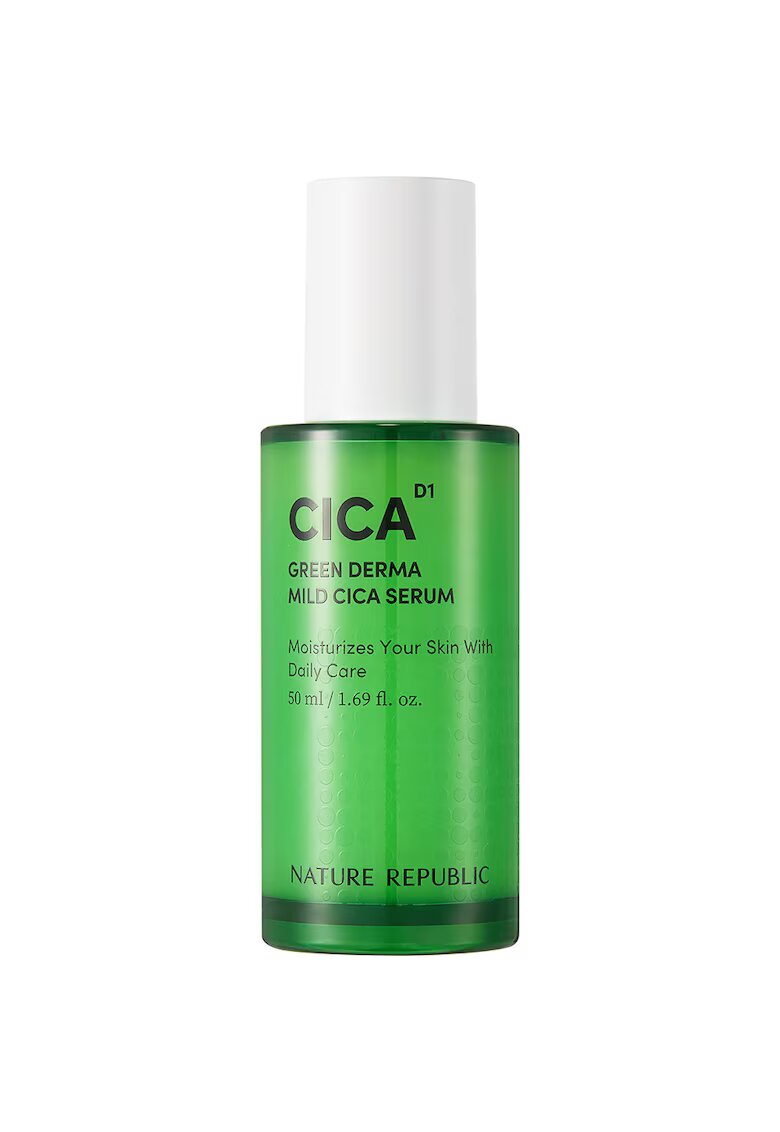 Nature Republic Green Derma Mild Cica Serum Ser de fata hidratant 50 ml