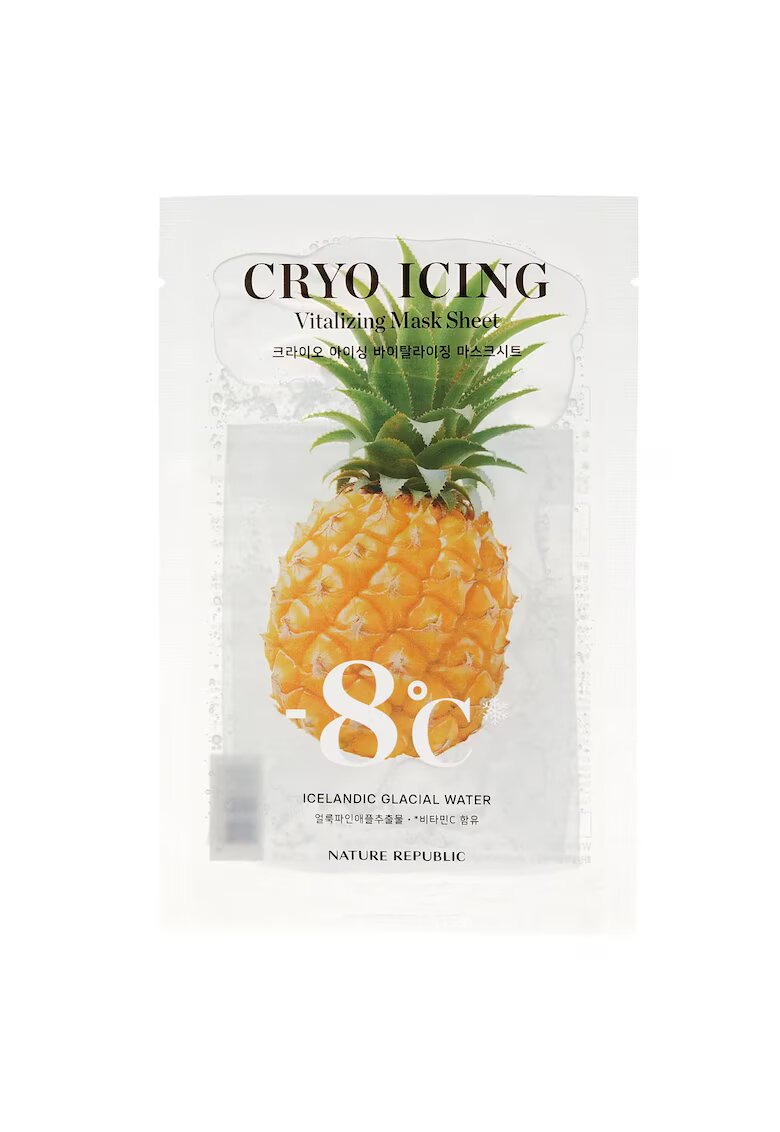 Nature Republic Masca pentru ten - Cryo Icing Face Mask - Vitalizanta (ananas) 27ml