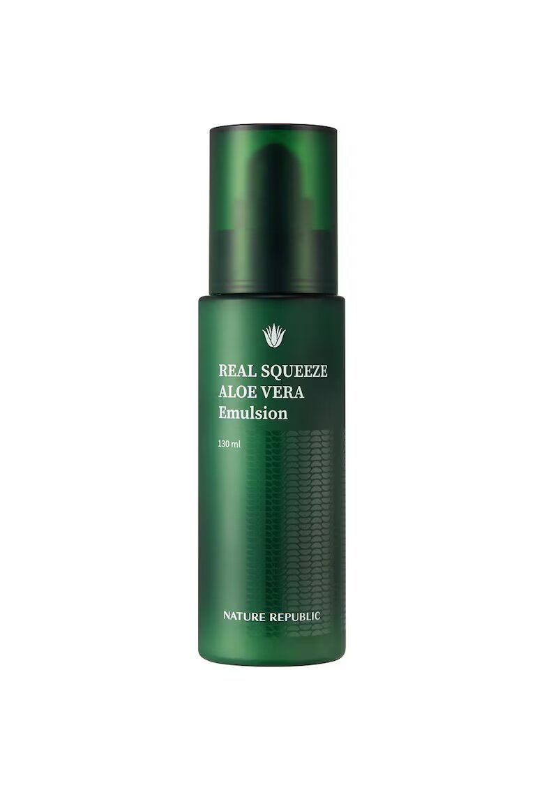 Nature Republic Real Squeeze Aloe Vera Emulsion Emulsie de fata hidratanta 130 ml