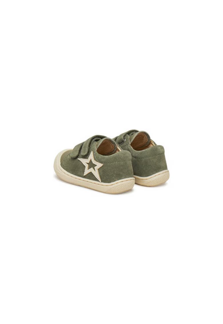 Naturino Adidasi fete KOLDE LOW VL - Piele naturala - Verde