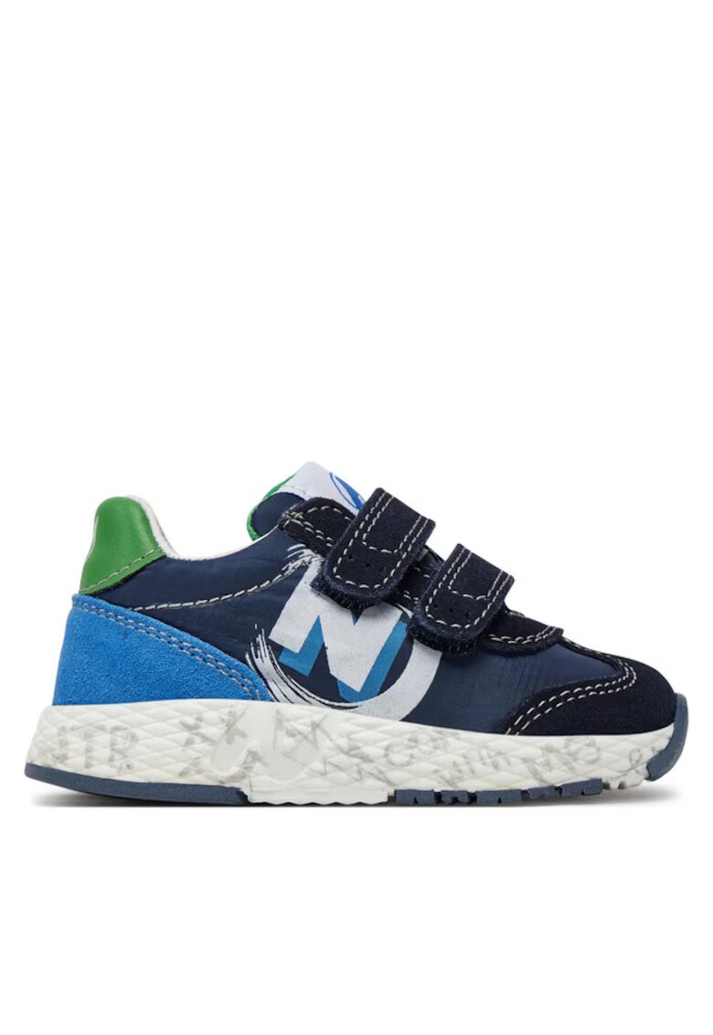 Naturino Mocasini copii 303875176 - Piele intoarsa/Textil - Albastru - Albastru