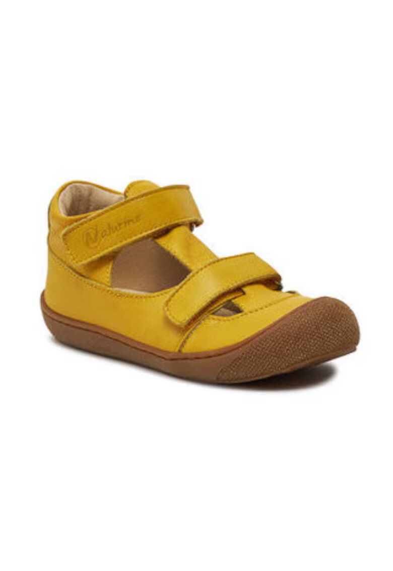 Naturino Sandale baieti - PUFFY - - Piele naturala - Galben