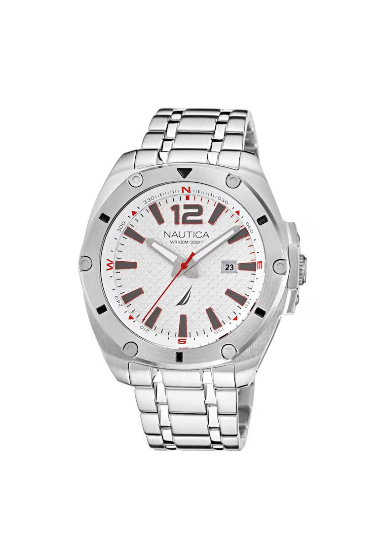 Nautica Ceas barbatesc Tin Can Bay - Analog 1654383667 - Argintiu