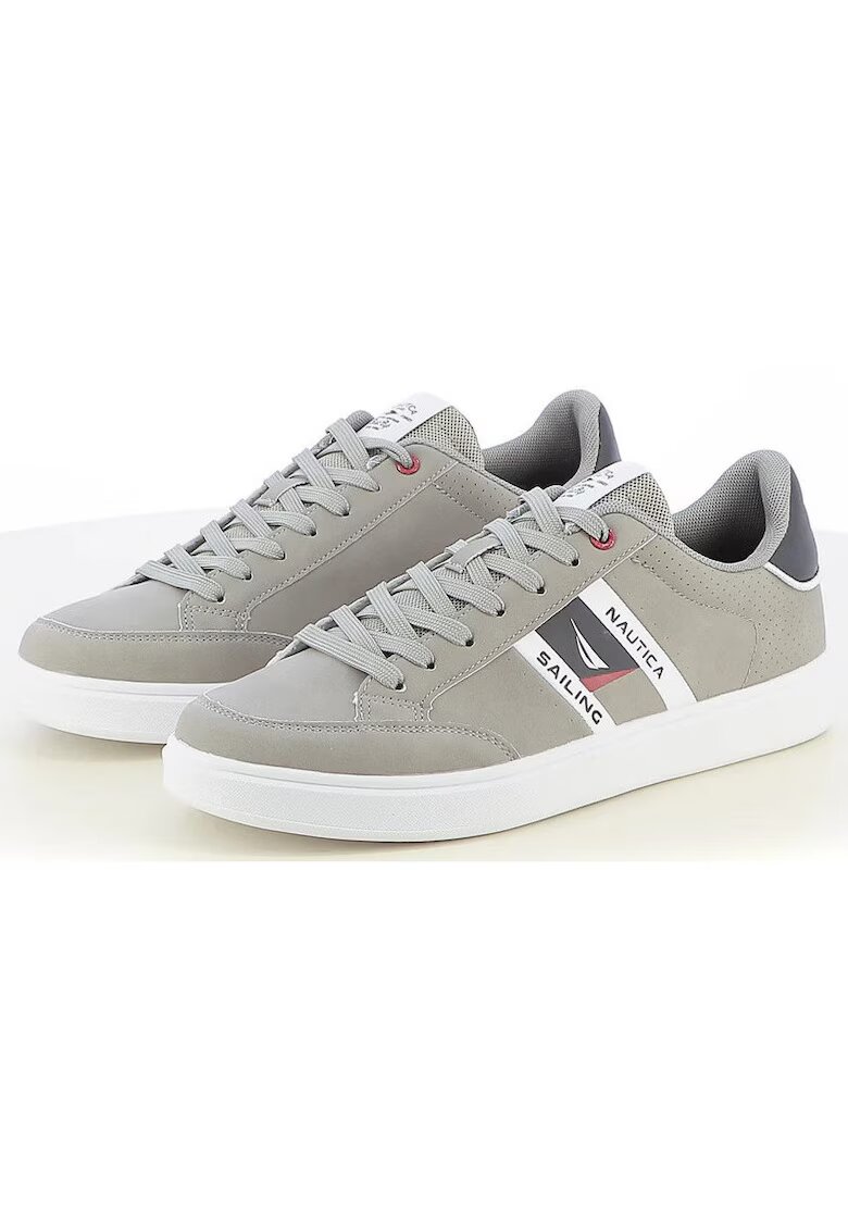 Nautica Tenisi barbati - Martes 2.0 NTM514F04/53 - Gri/Alb - Deget Rotund - Pe Tot Parcursul Anului - Confortabil - Stil Casual - Gri